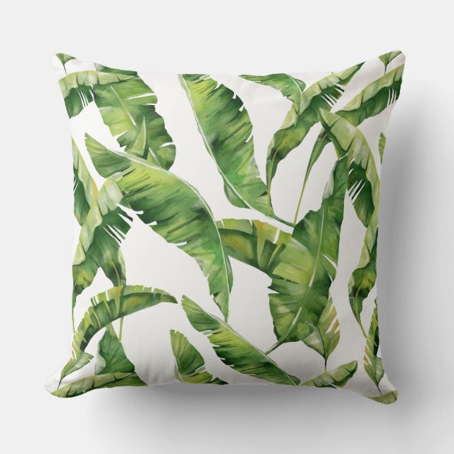 Oreiller de décoration-Tropical Palms Coussin de j (Recto)