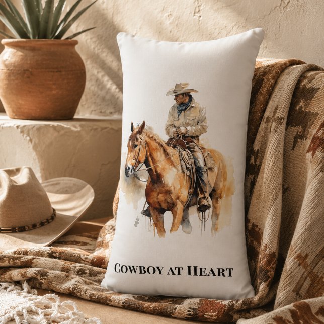 Oreiller de décoration Western Saddle Life pour ch (Créateur téléchargé)