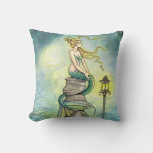 Oreiller de fantaisie de sirène mystique