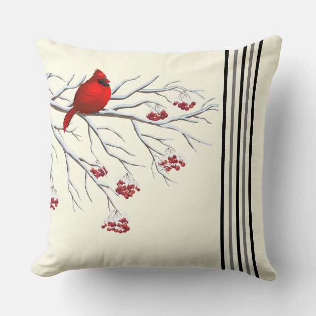 Oreiller de fête - Cardinal (Recto)