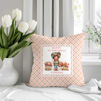 Oreiller de fête pour fille, fantaisie mignonne, f