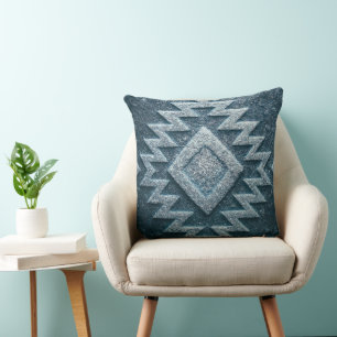 Oreiller de jet bohème tribal Navajo