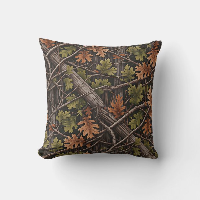 Oreiller de jet camouflage de chasse (Recto)