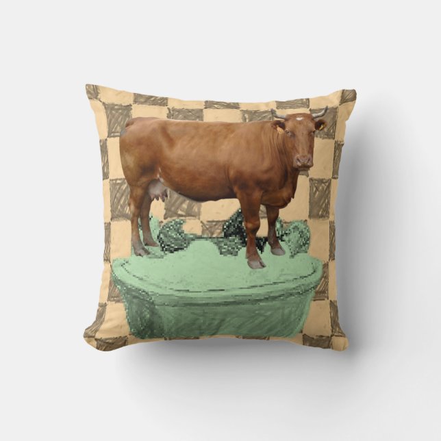 Oreiller de jet Cow (Recto)