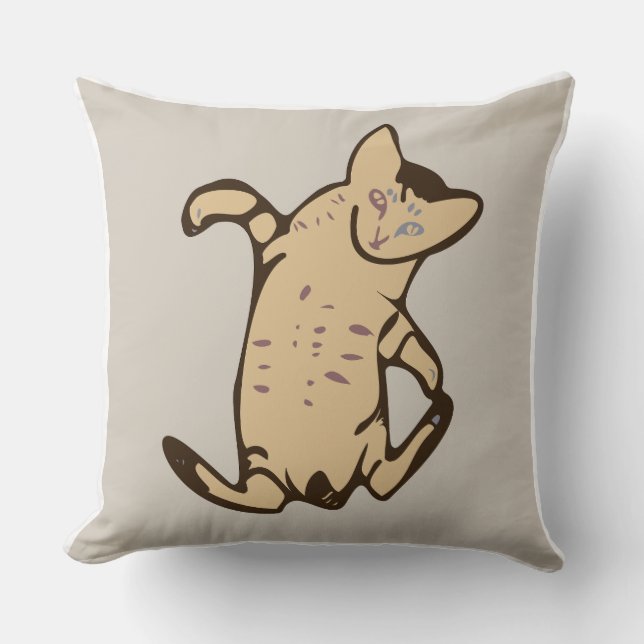 Oreiller de jet de chaton (Recto)