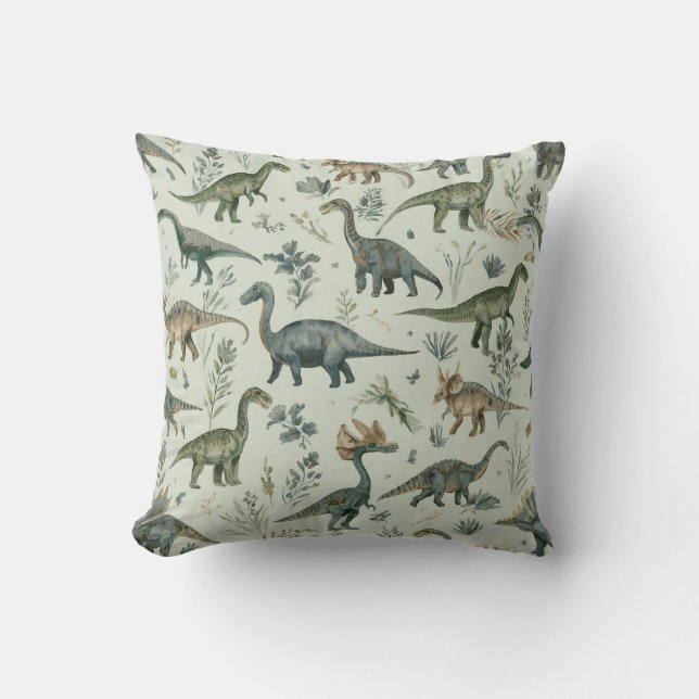 Oreiller de jet de dinosaure | Accessoires d'accen (Recto)