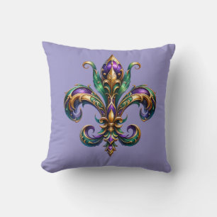 Oreiller de jet de Mardi Gras