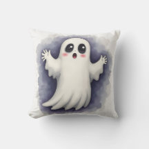 Oreiller de jet Halloween Fantôme Effrayant