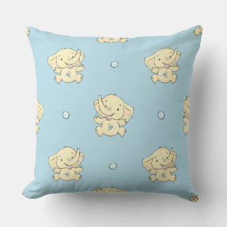 Oreiller de jet pour la nurserie Éléphant de bébé