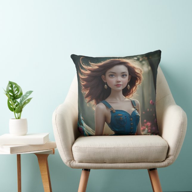 Oreiller de jet princesse dansante Photo (Chaise)