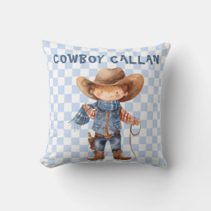 Oreiller de jeté Country Western Cowboy