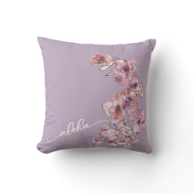 Oreiller de jeté Original Orchid Lt Aloha 16" x 16