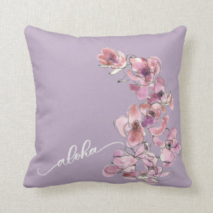 Oreiller de jeté Original Orchid Lt Aloha 16" x 16