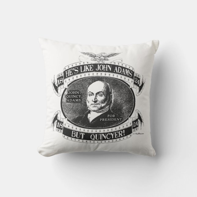 Oreiller de jetée de campagne de John Quincy Adams (Recto)