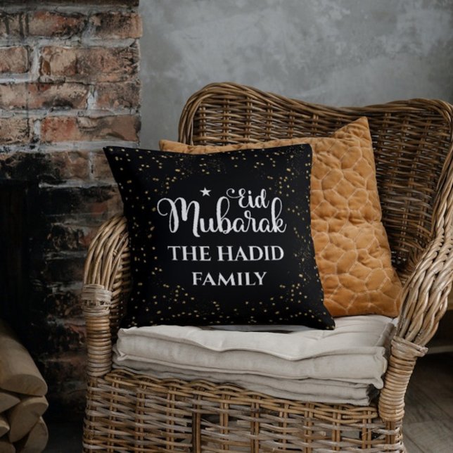 Oreiller de Jeu d'Aïd Noir Moubarak (Créateur téléchargé)
