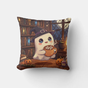 Oreiller de la bibliothèque de cacao fantôme confo