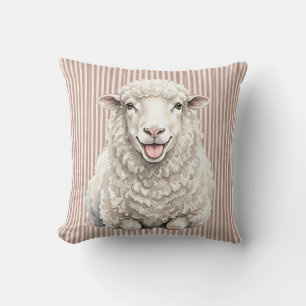 Oreiller de la ferme de moutons Mérinos