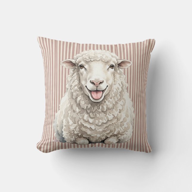 Oreiller de la ferme de moutons Mérinos (Recto)
