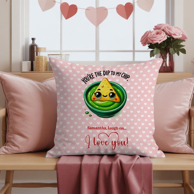 Oreiller de la Saint-Valentin personnalisé avec ci (Personalized Funny Fruit Quote Valentine Pillow

)
