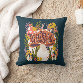 Oreiller de lancer Champignon - Décoration d'autom