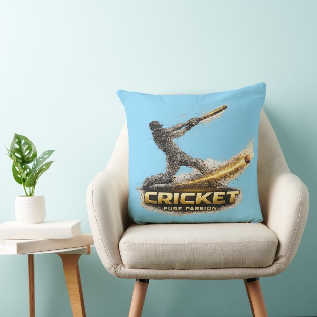 Oreiller de lancer Cricket Pure Passion Gold Motio (Chaise)