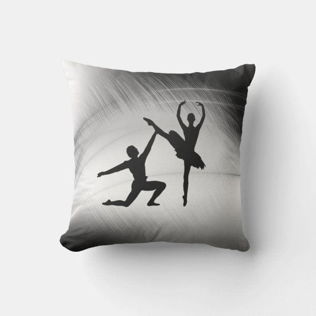 Oreiller de lancer de danse de couple de ballet (Recto)