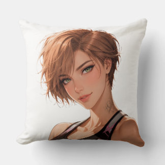 Oreiller de lancer Fille de gym