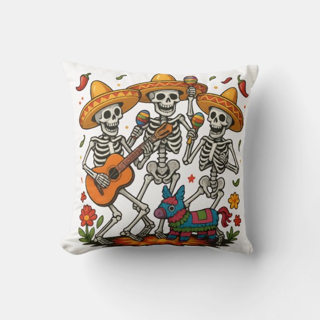 Oreiller de lancer Halloween effrayant (Recto)