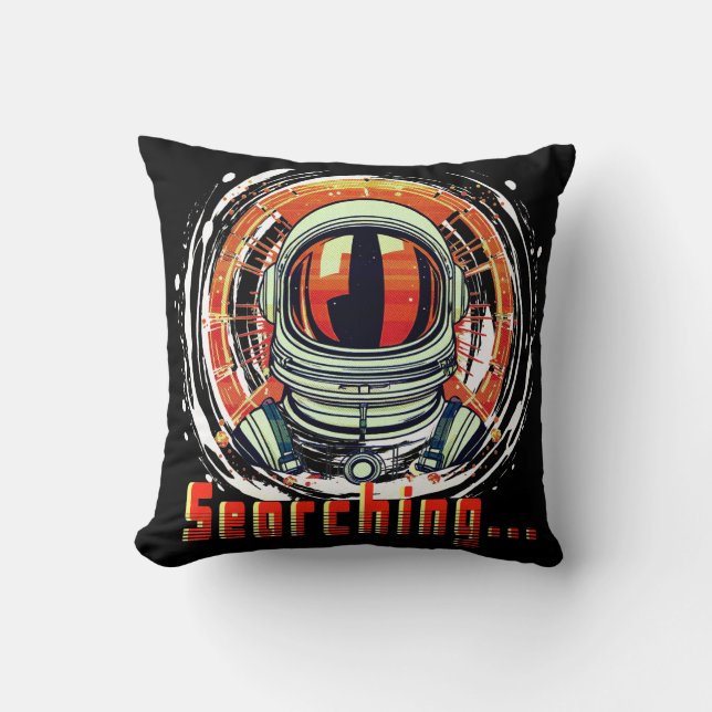 Oreiller de lancer « Recherche » Astronaute – Déco (Recto)