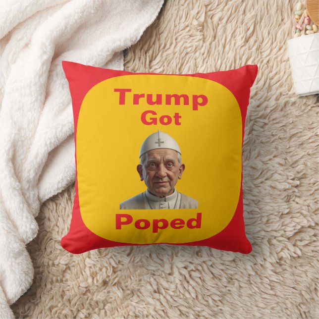 Oreiller de lancer Trump s'est fait papauté (Couverture)