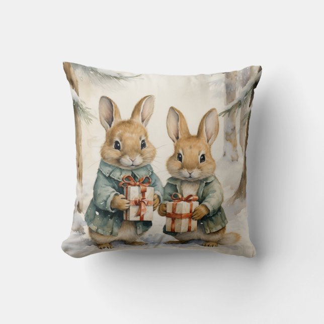 Oreiller de lapin de Noël (Recto)