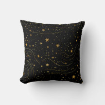 Oreiller de luxe à motif Nuit étoilée