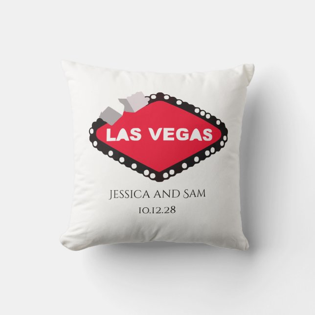 Oreiller de mariage de Las Vegas  (Recto)