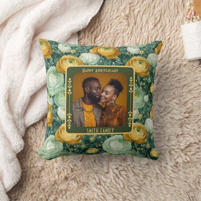 Oreiller de mariage personnalisé pour couple (Couverture)