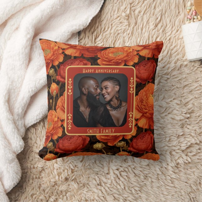 Oreiller de mariage romantique personnalisé  (Couverture)