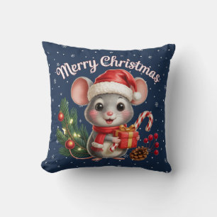 Oreiller de Noël à motif Souris