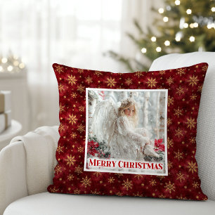 Oreiller de Noël Ange Vintage Frosty