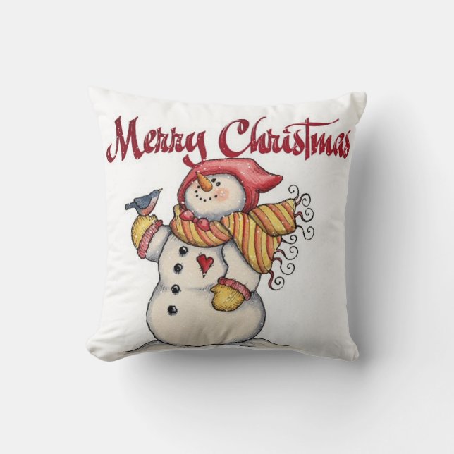 Oreiller de Noël/Bonhomme de neige (Recto)