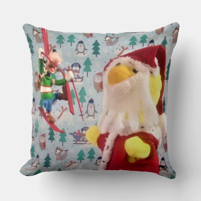 Oreiller de Noël Danny Duck Santa (Recto)