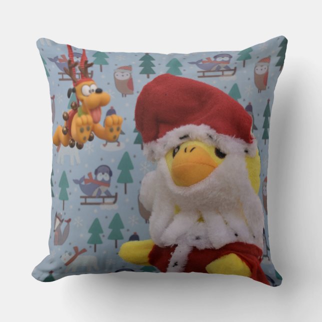Oreiller de Noël Danny Duck Santa (Recto)