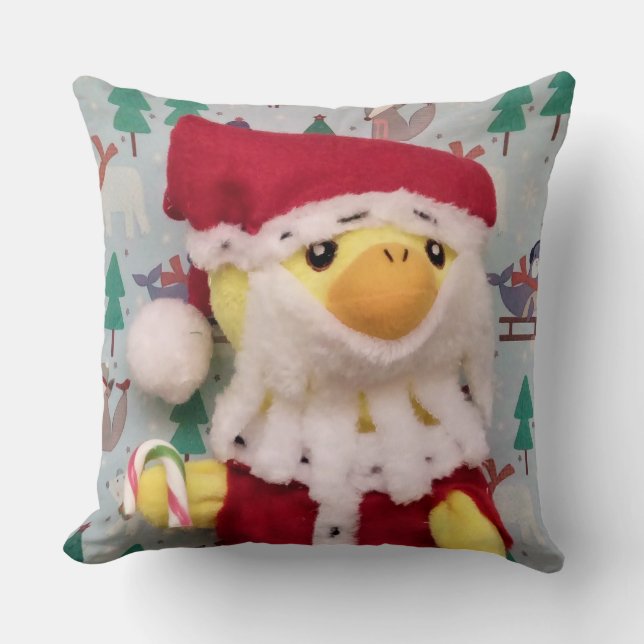 Oreiller de Noël Danny Duck Santa (Recto)