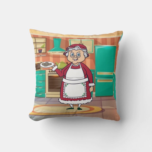 Oreiller de Noël de Mme CLAUS (Recto)