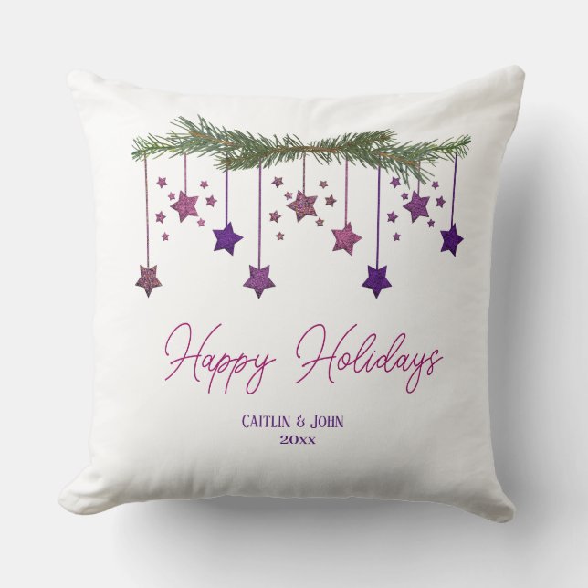 Oreiller de Noël festif (Recto)