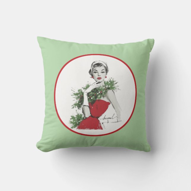 Oreiller de Noël Glam (Recto)