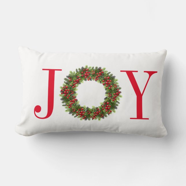Oreiller de Noël jeté (Recto)