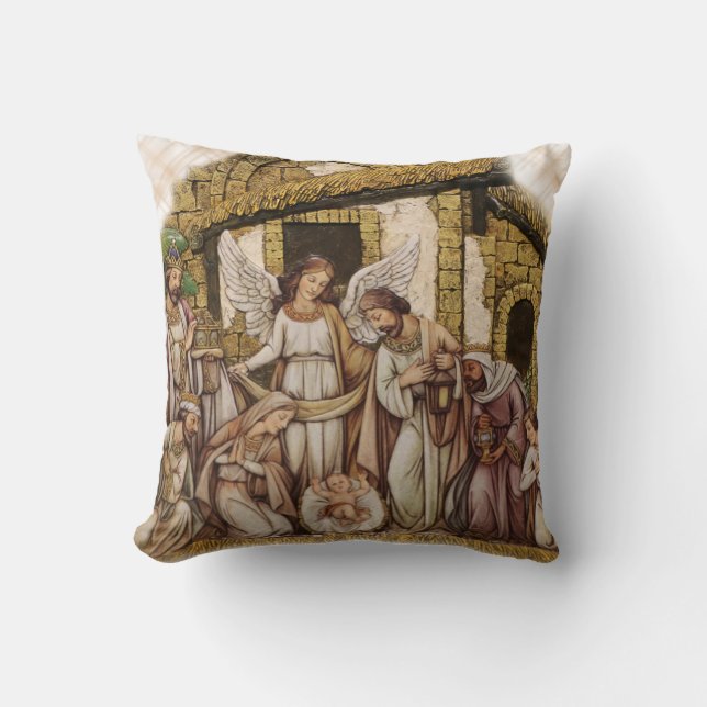 Oreiller de Noël/Nativité (Recto)
