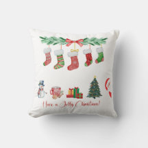 Oreiller de Noël personnalisé