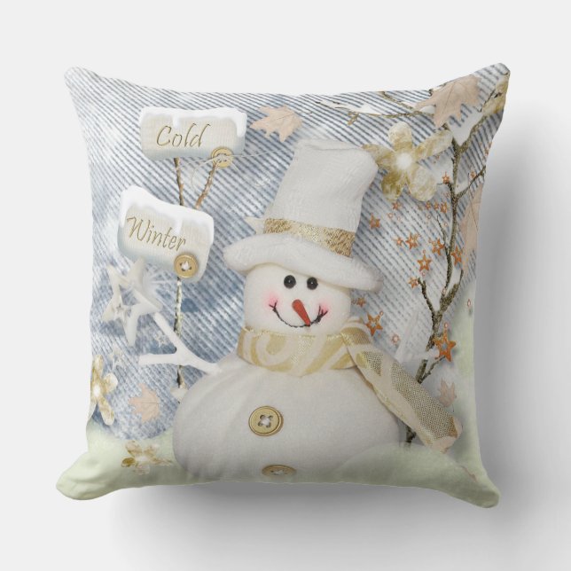 Oreiller de Noël/Snowman (Recto)