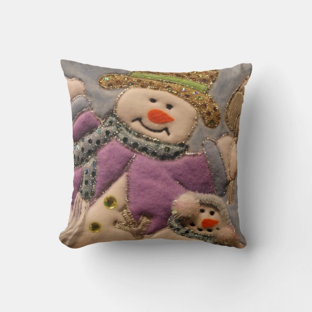 Oreiller de Noël/Snowmen (Recto)