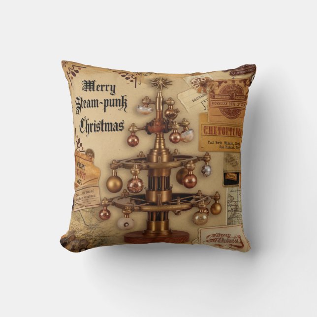 Oreiller de Noël Steampunk (Recto)
